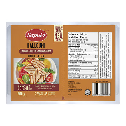 Saputo Halloumi Plain, 600 g - image 3