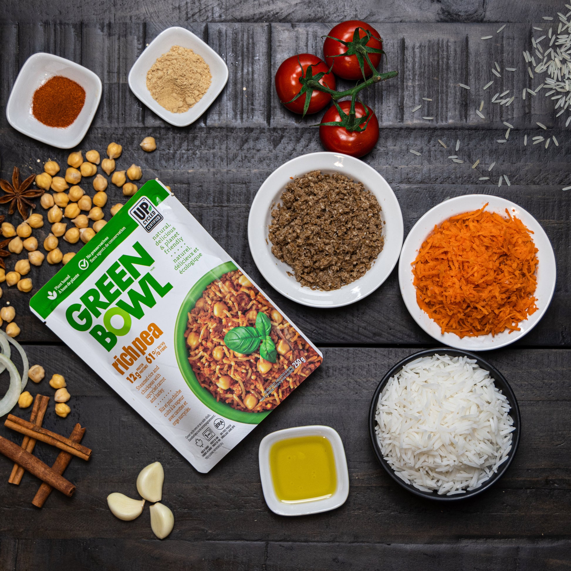Green Bowl Vegan Meal Variety Pack, 12 × 250 g - image 5