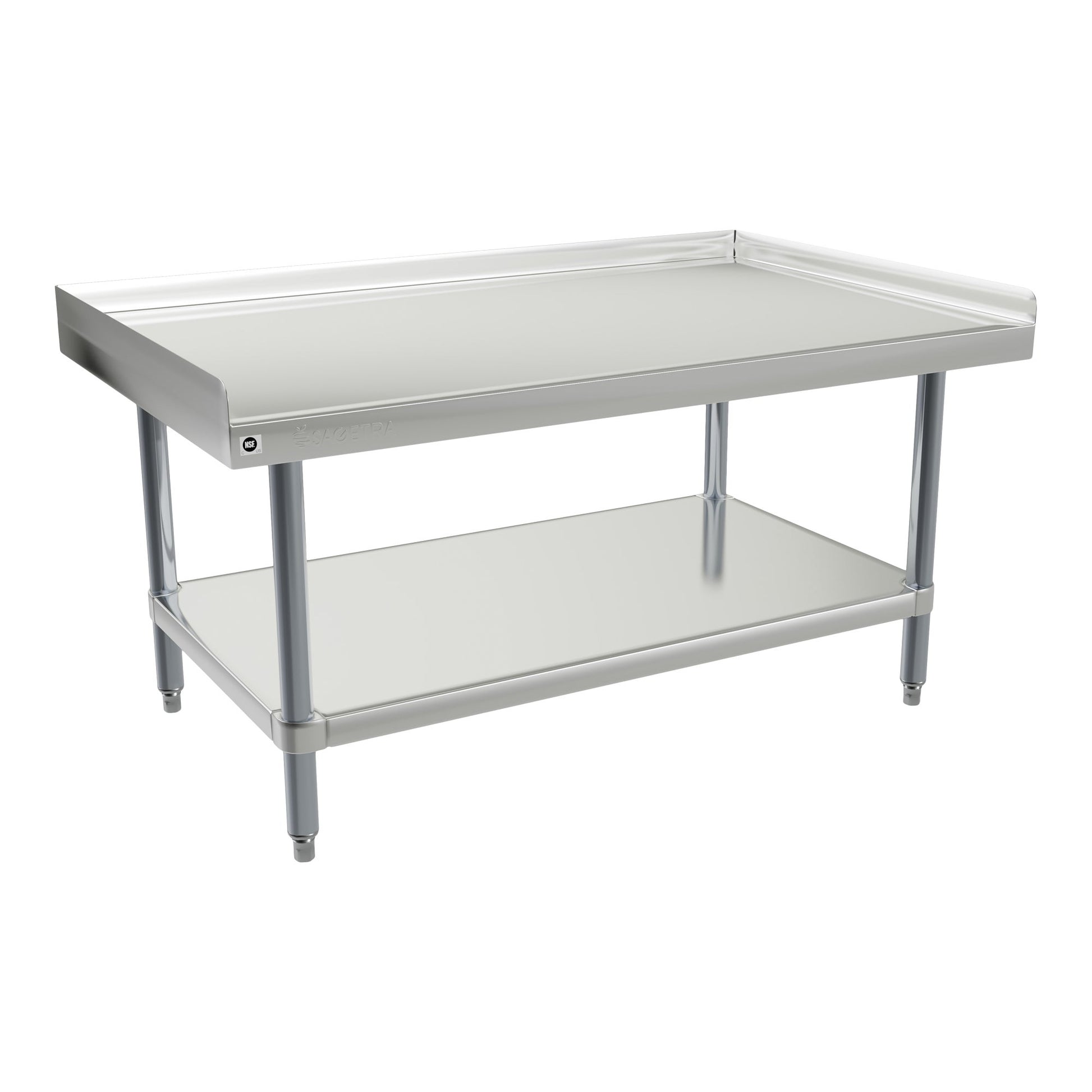Sagetra Stainless Steel Equipment Stand, 30in × 48in × 24in - image 1