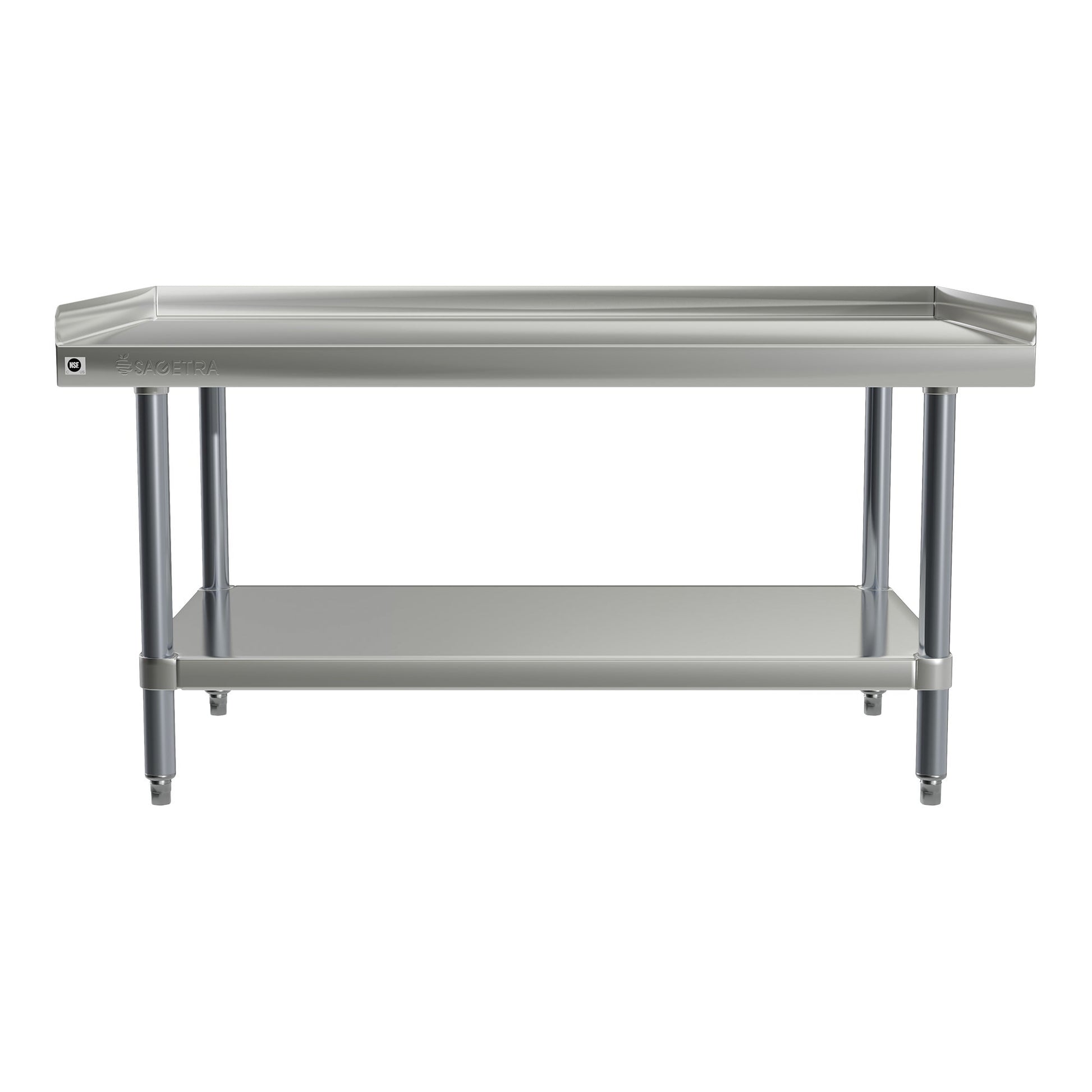Sagetra Stainless Steel Equipment Stand, 30in × 48in × 24in - image 2