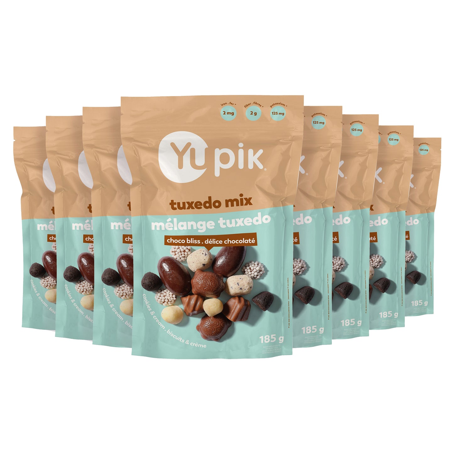Yupik Tuxedo Mix, Choco Bliss, Snack, 8 × 185 g - image 1