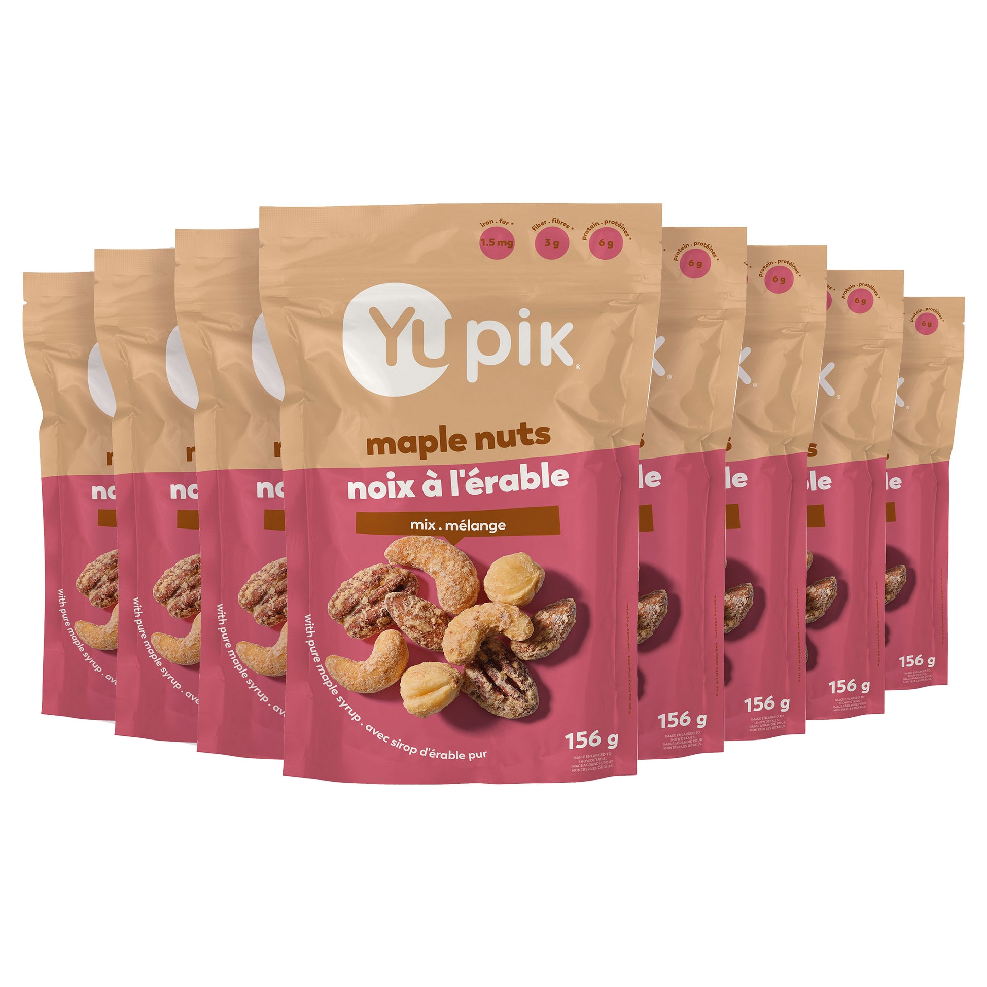 Yupik Maple Nuts Mix, 8 × 156 g - image 1