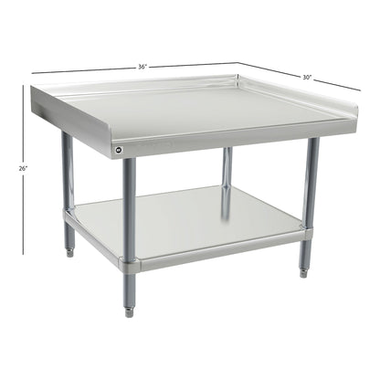 Sagetra Stainless Steel Equipment Stand, 30in × 36in × 24in - image 3