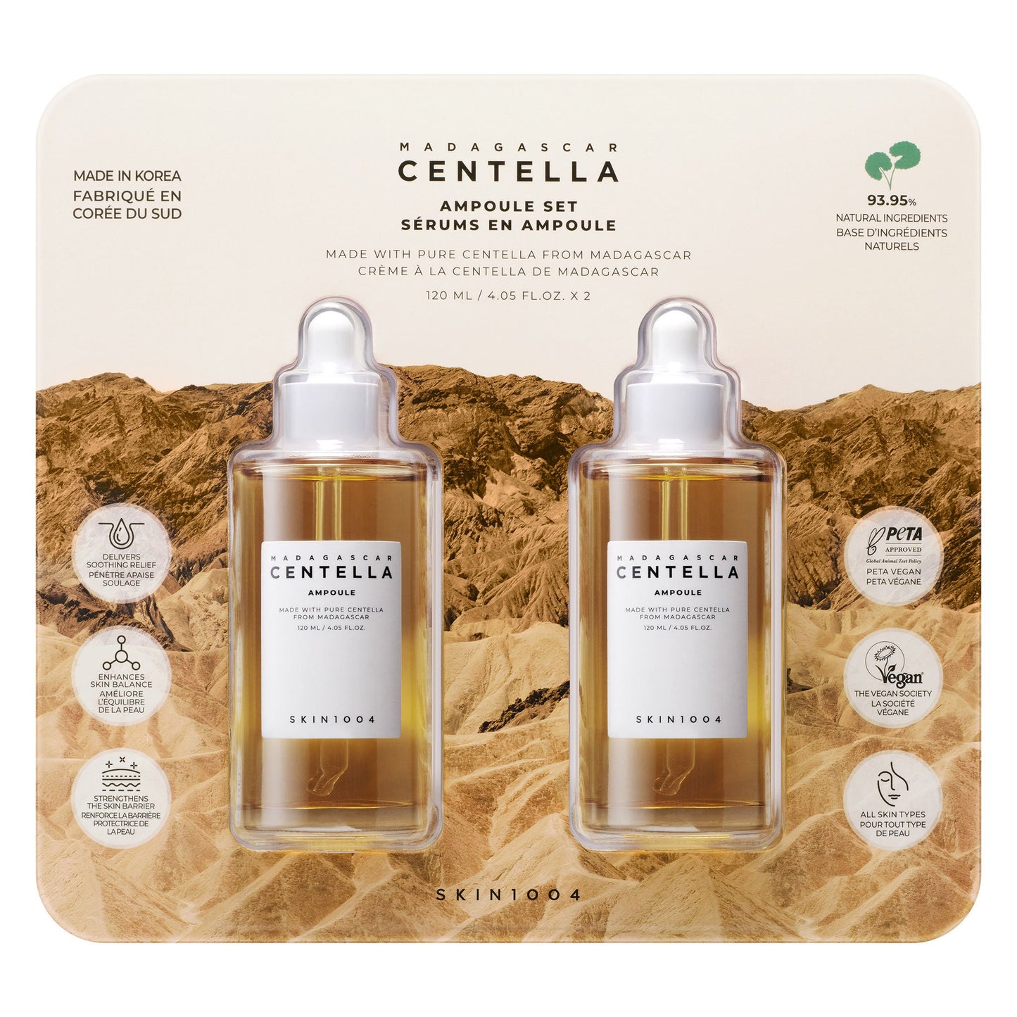 Skin1004 Madagascar Centella Ampoule, 2 x 120 mL - image 1
