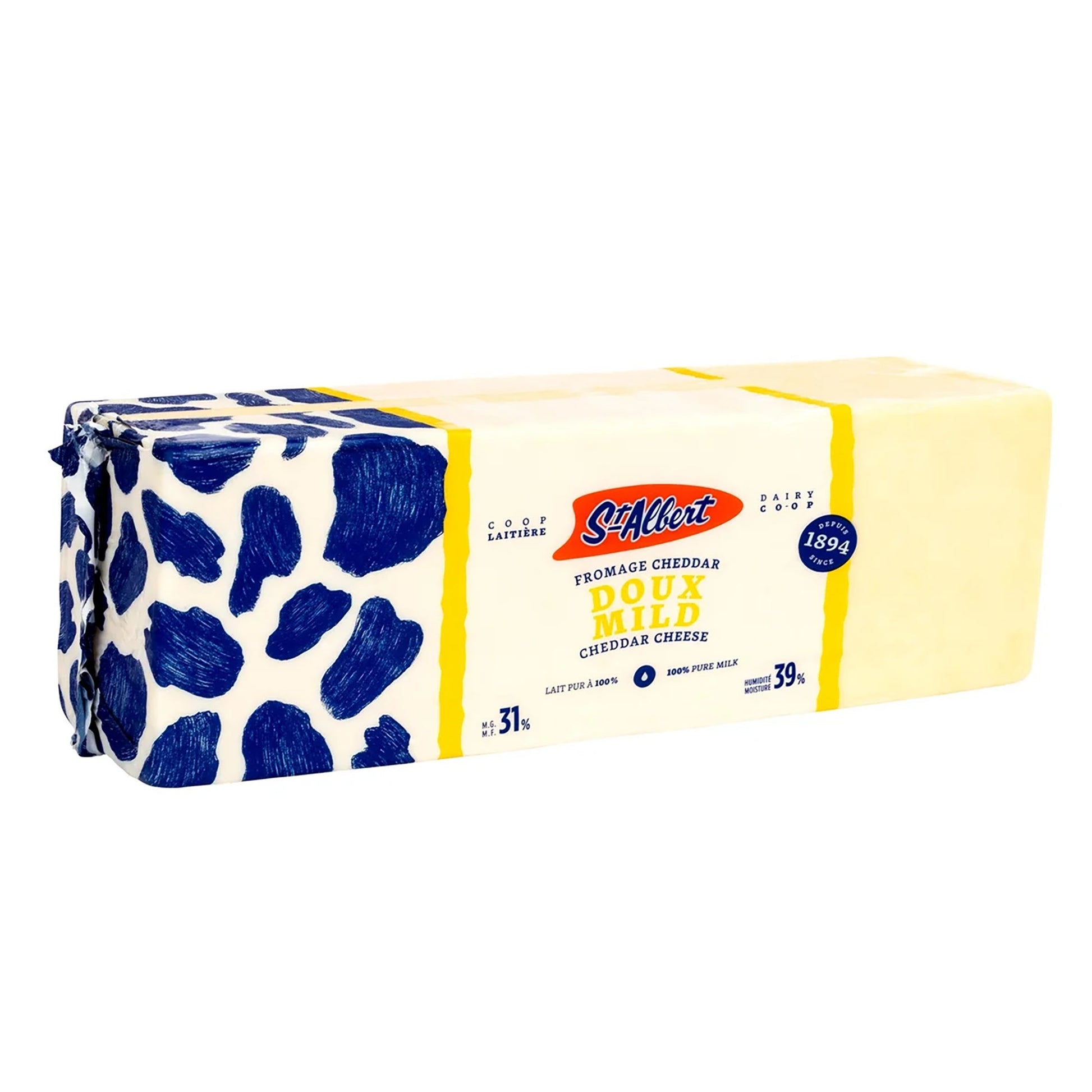St-Albert Mild White Cheddar Cheese, 2.27 kg - image 1
