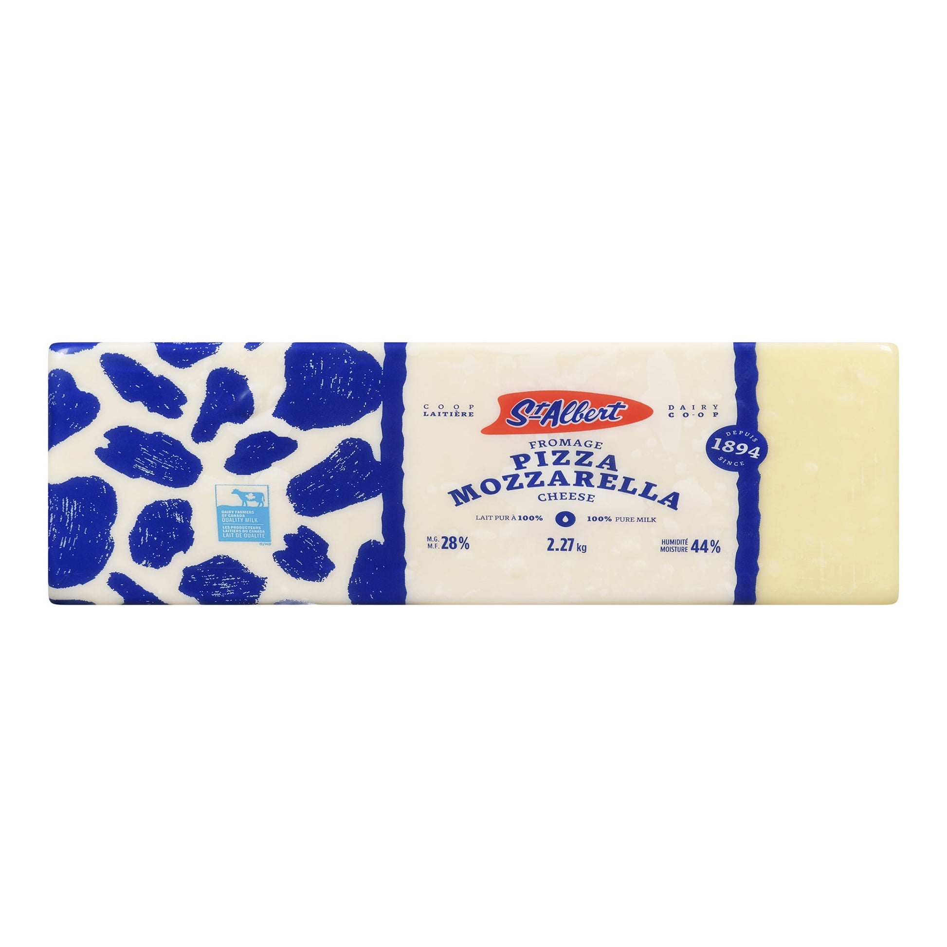 St-Albert Pizza Mozzarella Block, 2.27 kg - image 1