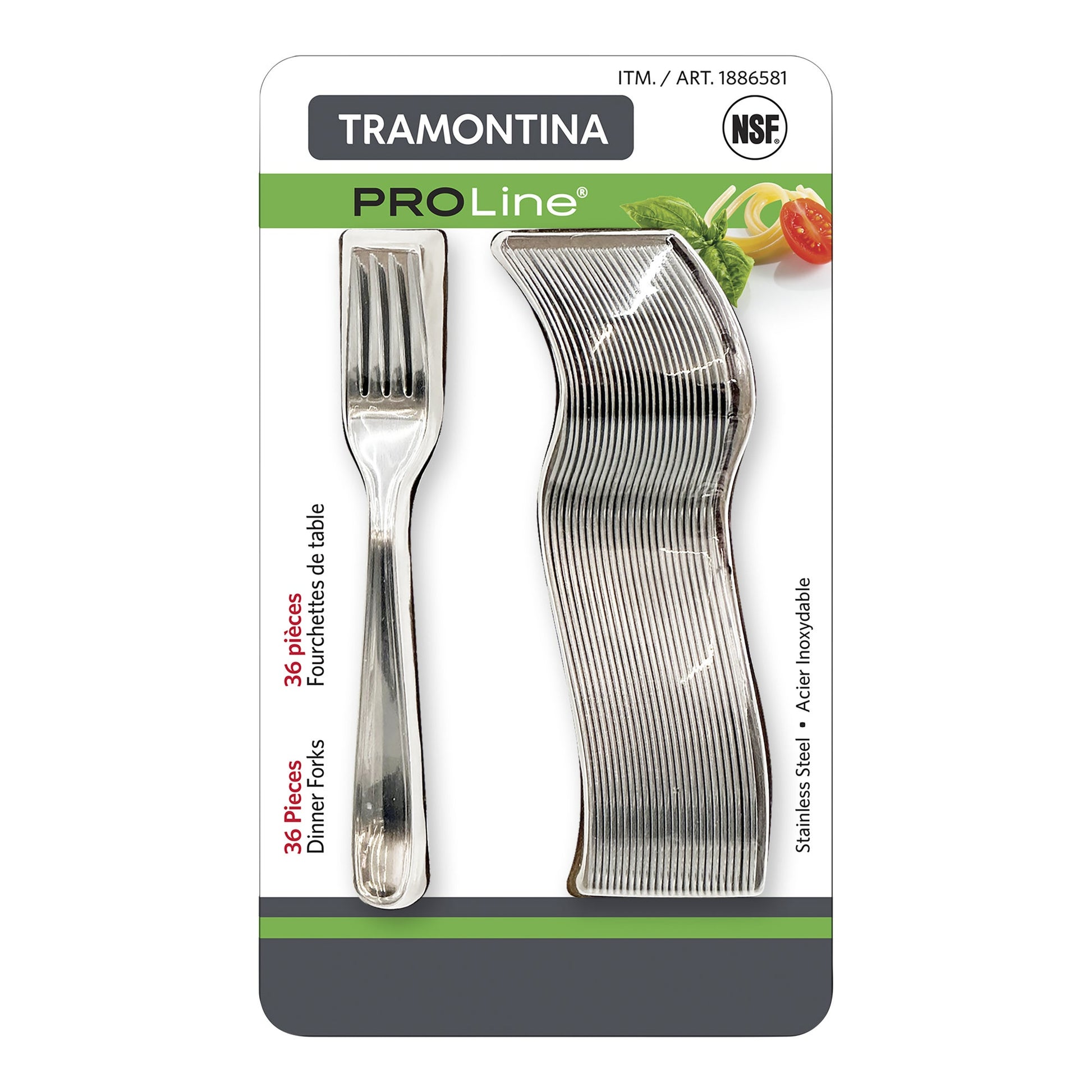 Tramontina ProLine Dinner Forks, Pack of 36 - image 1