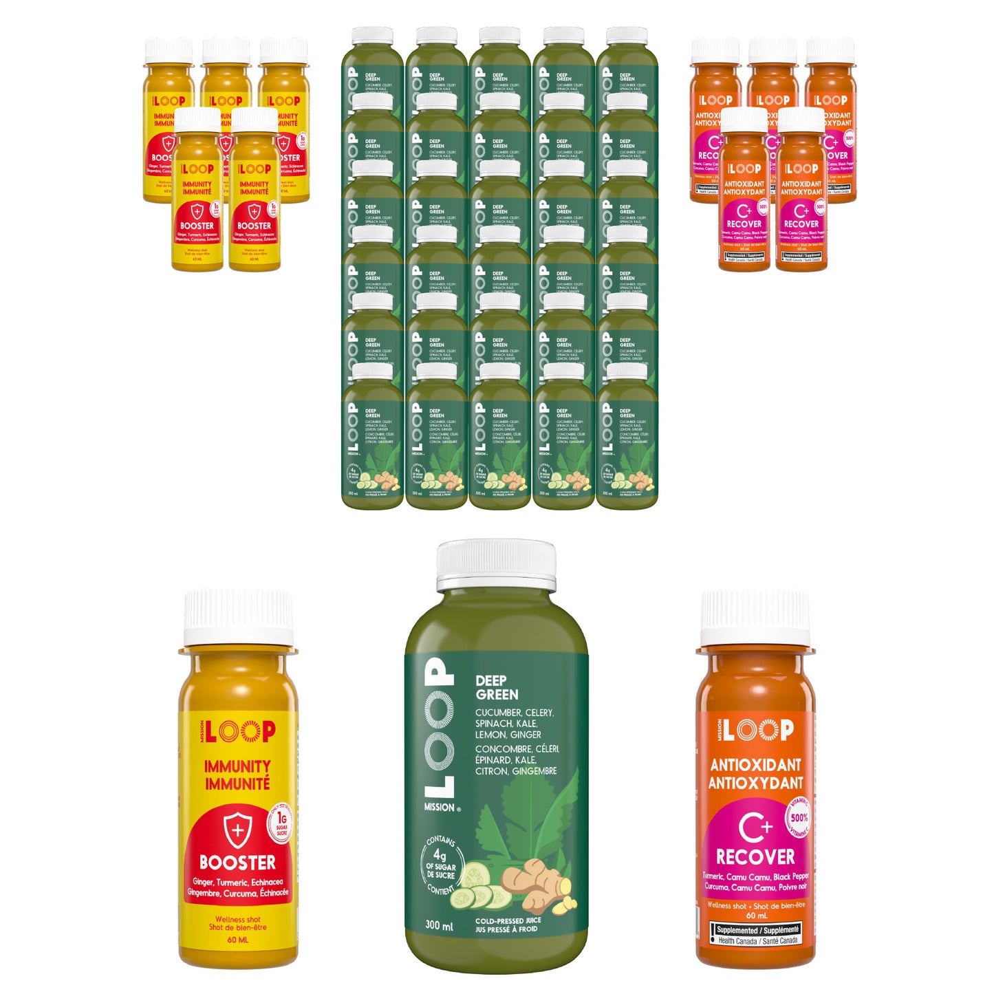 LOOP Green Cleanse Pack, 40 bottles - image 1
