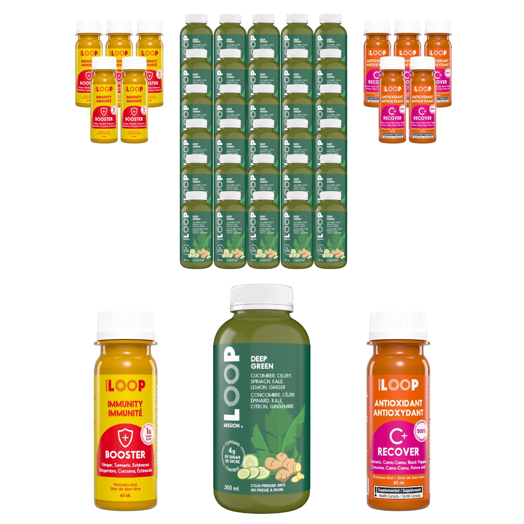 LOOP Green Cleanse Pack, 40 bottles - image 1
