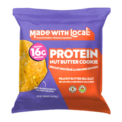 Made With Local Protein Nut Butter Cookies, Variety Pack, 24 × 68 g - image 2