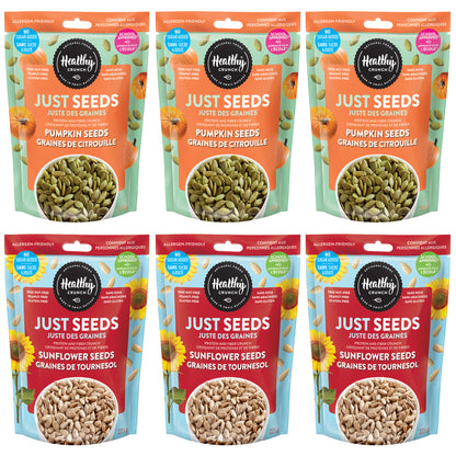Healthy Crunch Just Seeds, Pumpkin and Sunflower Seeds, 6 × 225 g - image 1