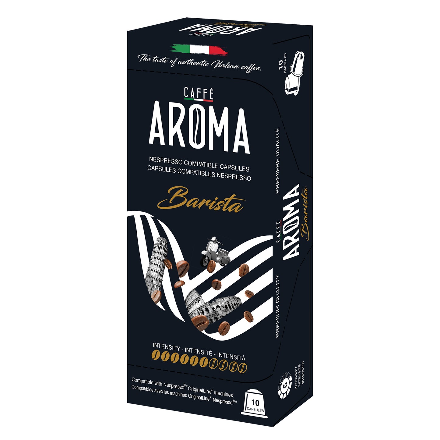 Caffé Aroma Variety Pack - Nespresso Compatible Capsules, 180-count - image 8