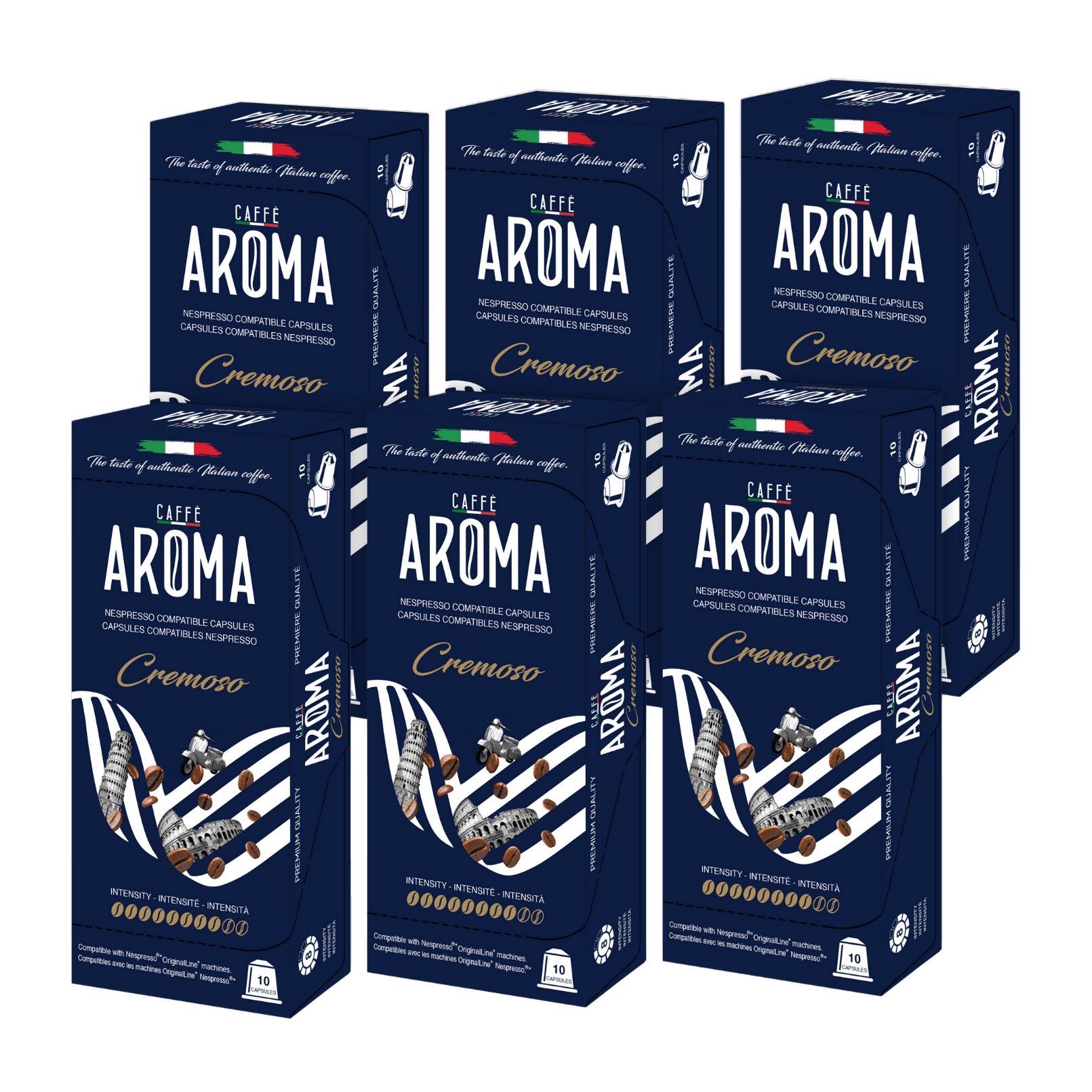 Caffé Aroma Variety Pack - Nespresso Compatible Capsules, 180-count - image 11