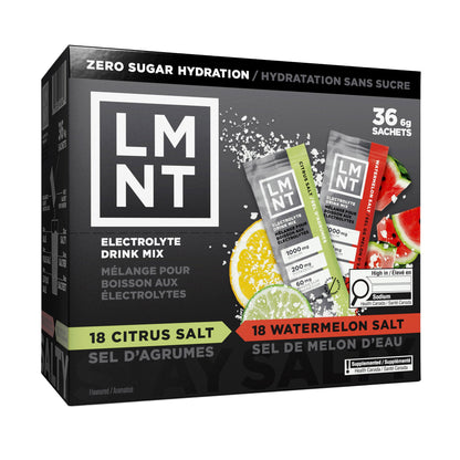 LMNT Zero Sugar Electrolytes Variety Pack, 36 x 6 g - image 1