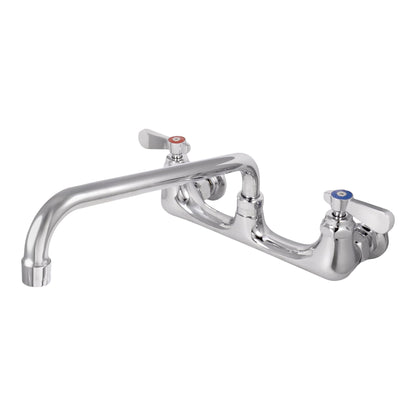 Wall Mount Faucet with 8" Center and 12" Swing Spout - image 1