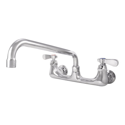 Wall Mount Faucet with 8" Center and 12" Swing Spout - image 3