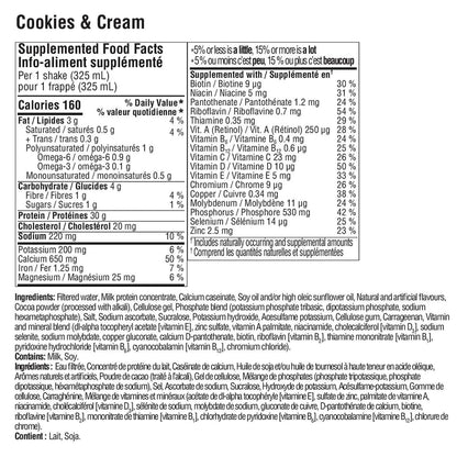 Premier Protein High-protein Cookies & Cream Shake, 18 x 325 mL - image 2