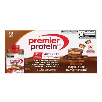 Premier Protein High-protein Chocolate Peanut Butter Shake, 18 x 325 mL - image 2