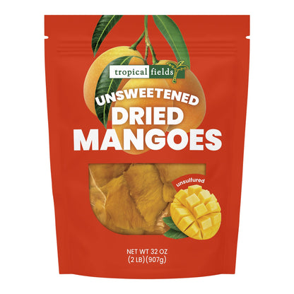 Tropical Fields Unsweetened Dried Mangoes 907g - image 1