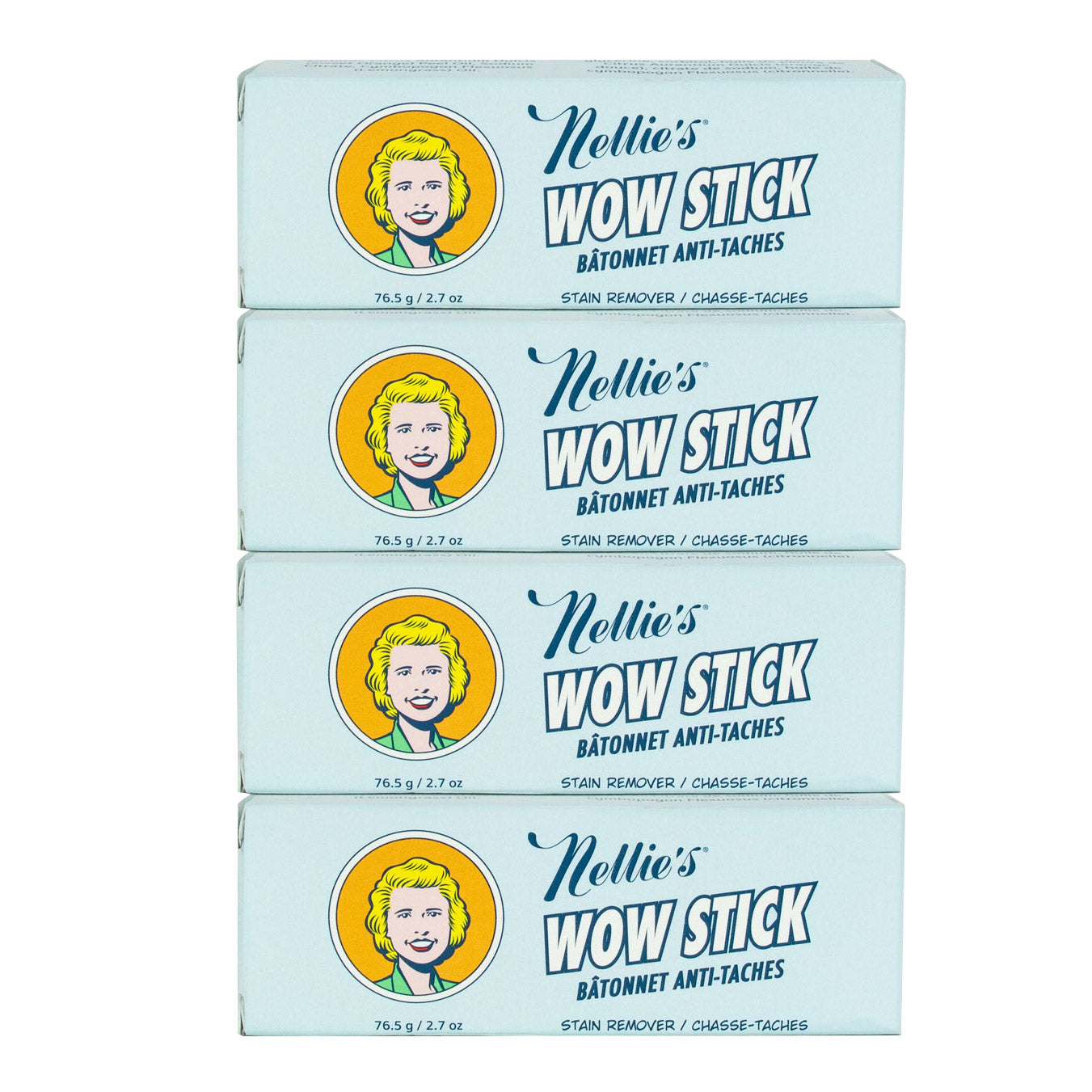 Nellie's Wow Stick Stain Remover, 4-pack - image 2