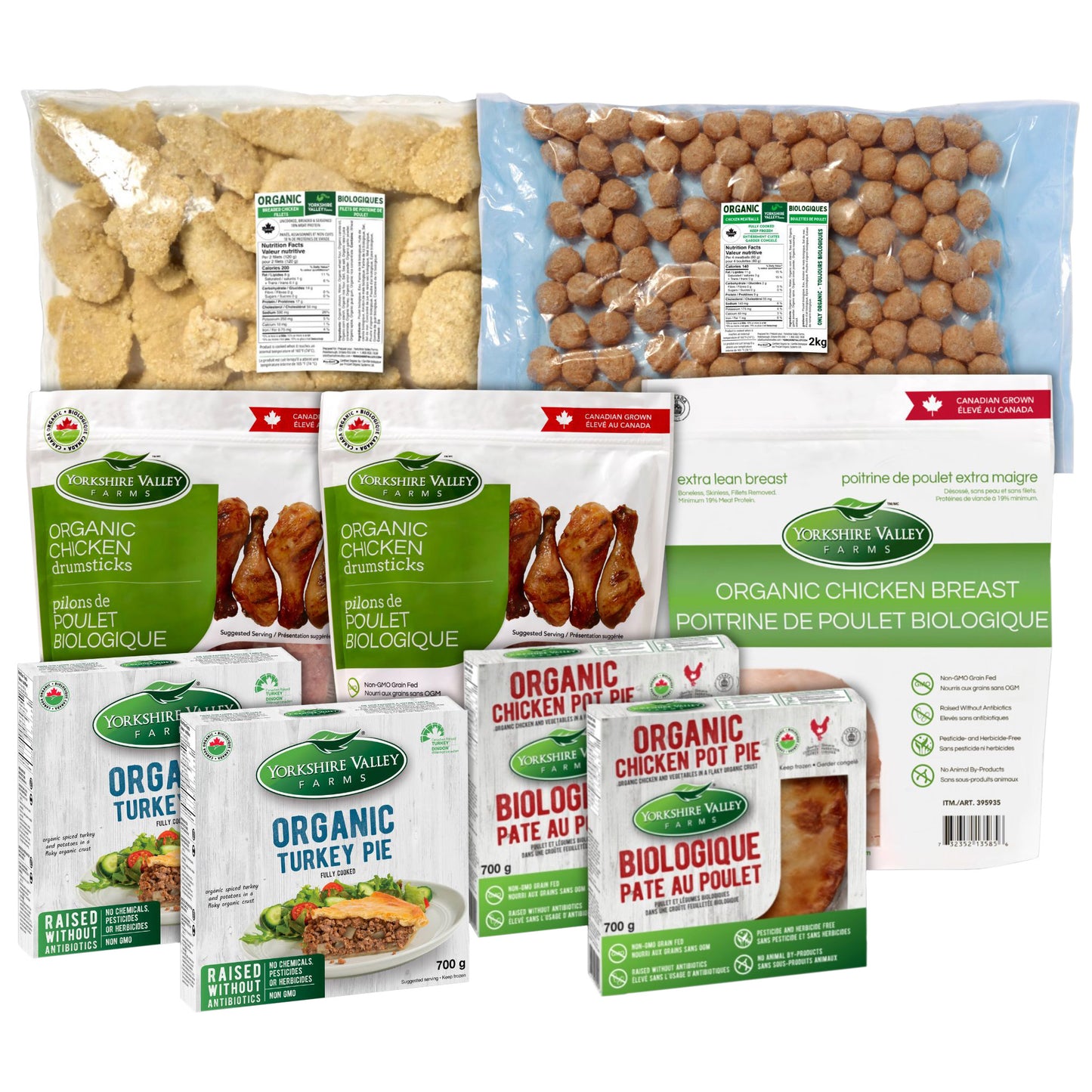 Yorkshire Valley Farms - Organic Chicken & Turkey Bundle, 10.8 kg - image 1