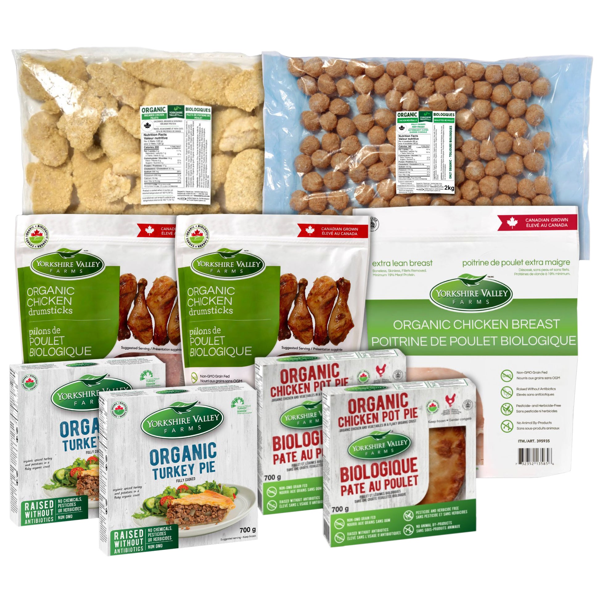 Yorkshire Valley Farms - Organic Chicken & Turkey Bundle, 10.8 kg - image 1