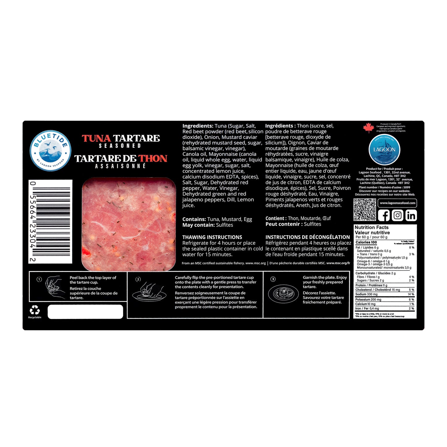 Blue Tide Tuna and Salmon Tartare Bundle, 16 × 120 g - image 3