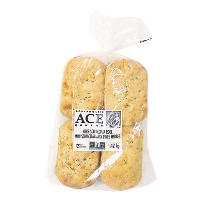 Ace Bakery Herb Schiacciata Roll, 12 Count - image 2