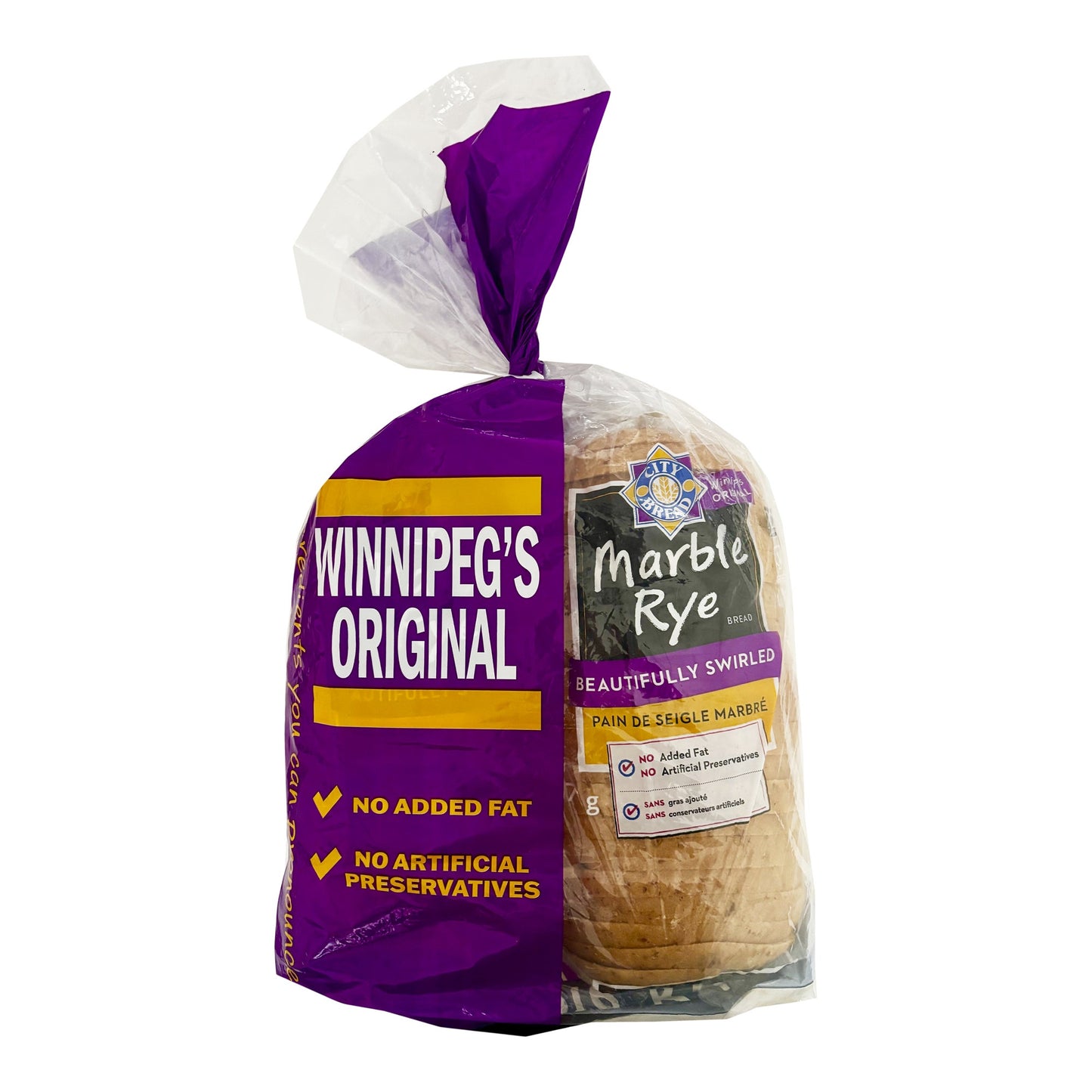 City Bread Marble Rye Bread 2 x 675g - image 1