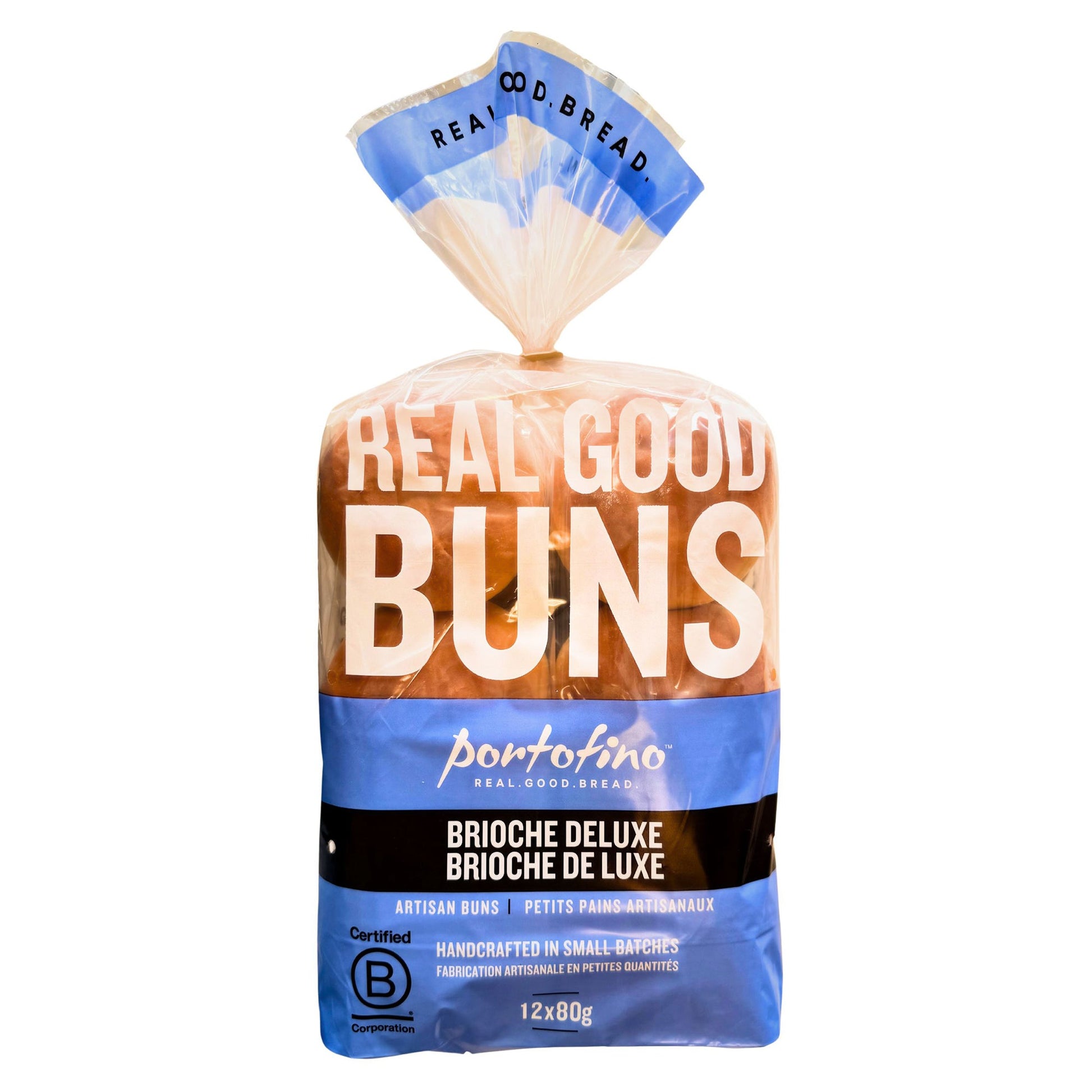 Portofino Brioche Burger Deluxe Sliced Buns, 12 x 80 g - image 1