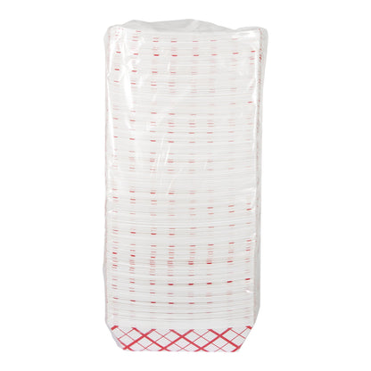 5lb Red Checkered French Fry Tray, 2 Packs of 250 - image 2