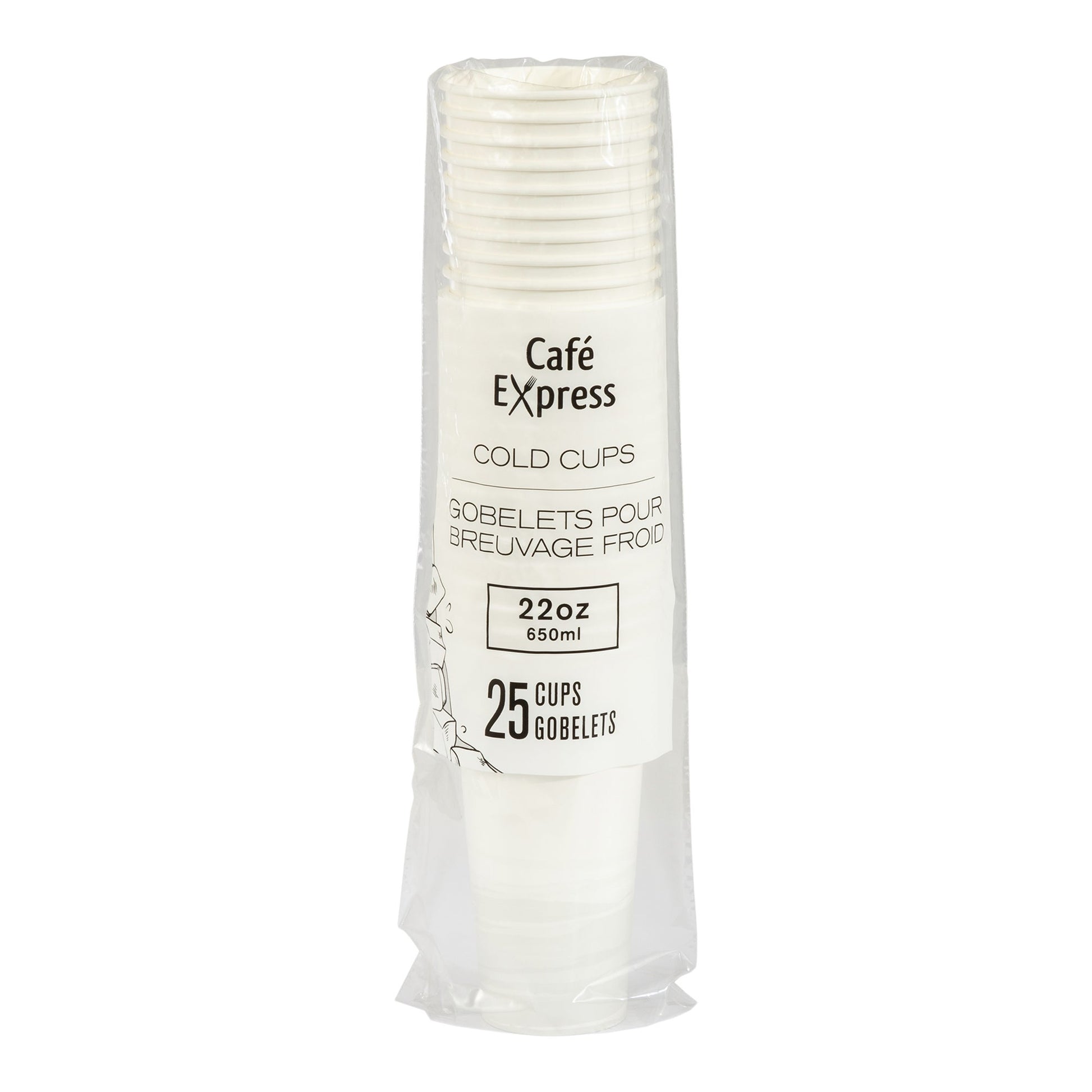 Café Express 22oz Cold Cups, 25 Packs of 20 - image 2