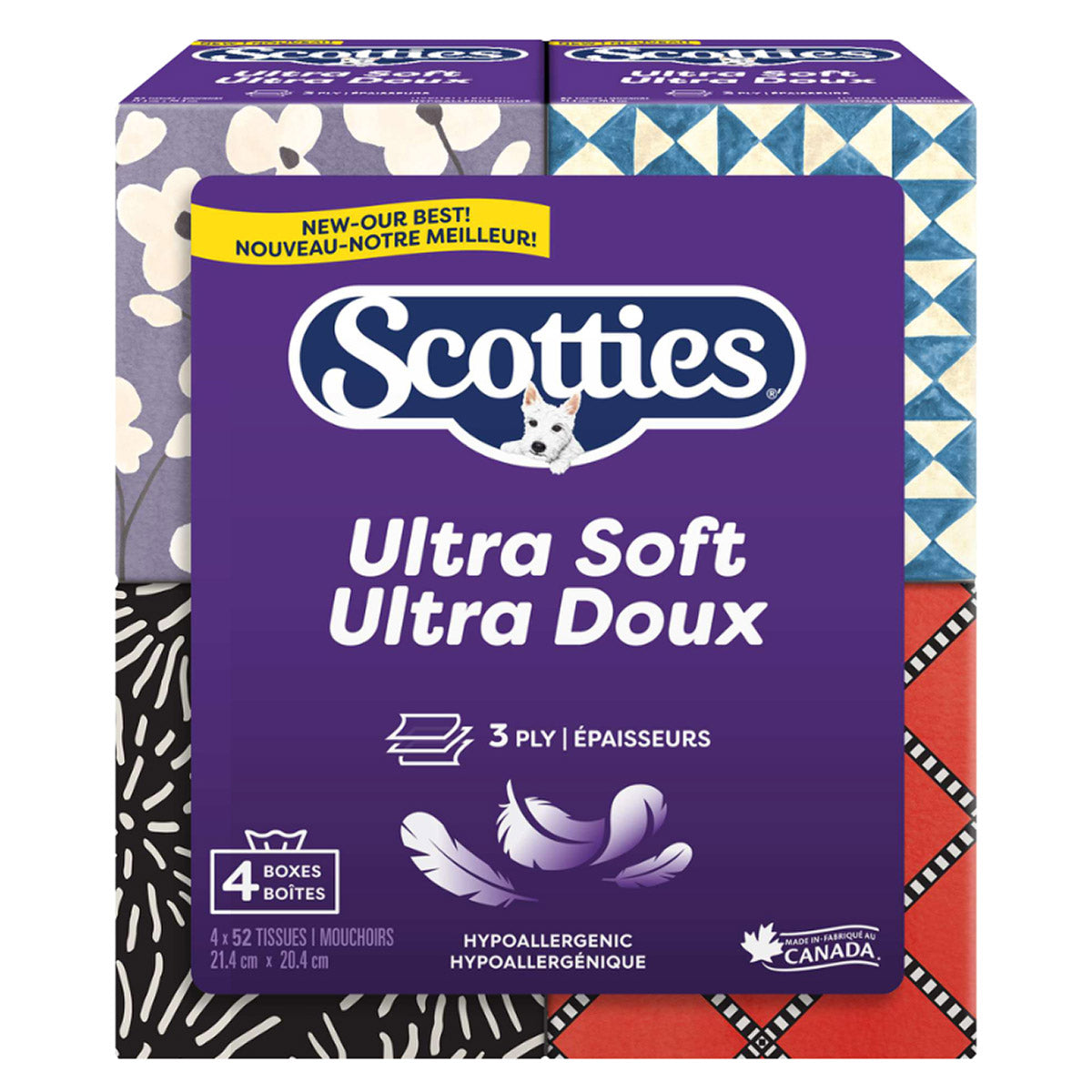 Scotties Ultra Soft Facial Tissue Cubes, 24-pack - image 1