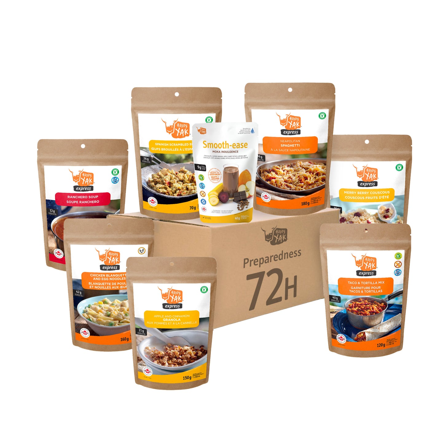 Happy Yak 72 Hour Preparedness Meal Kit - image 1