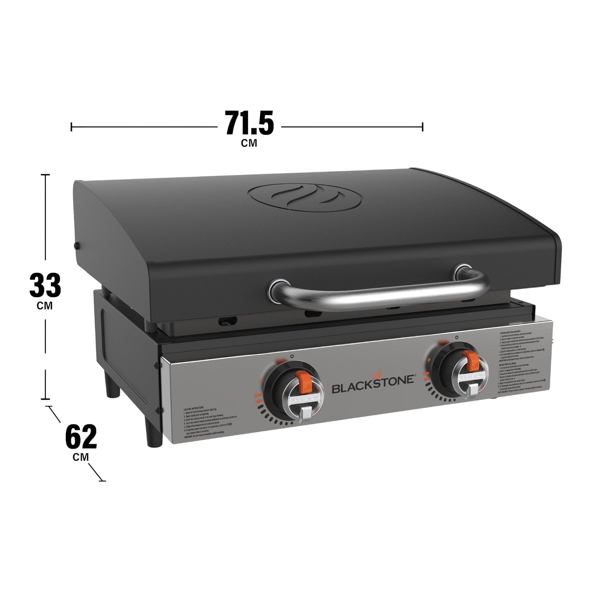Blackstone Original 22” Tabletop Pre Seasoned Griddle with Hood Bundle - image 2