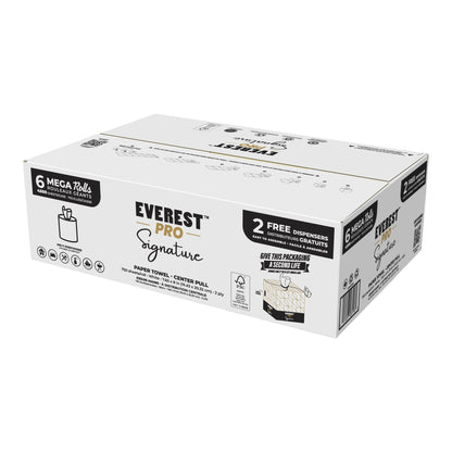 Everest Pro Signature Center Pull Towels, 6 rolls × 750 sheets - image 1
