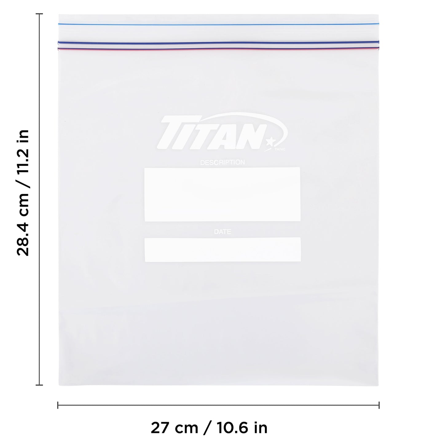 TITAN Large Food Storage Freezer Bags, 320-count - image 2