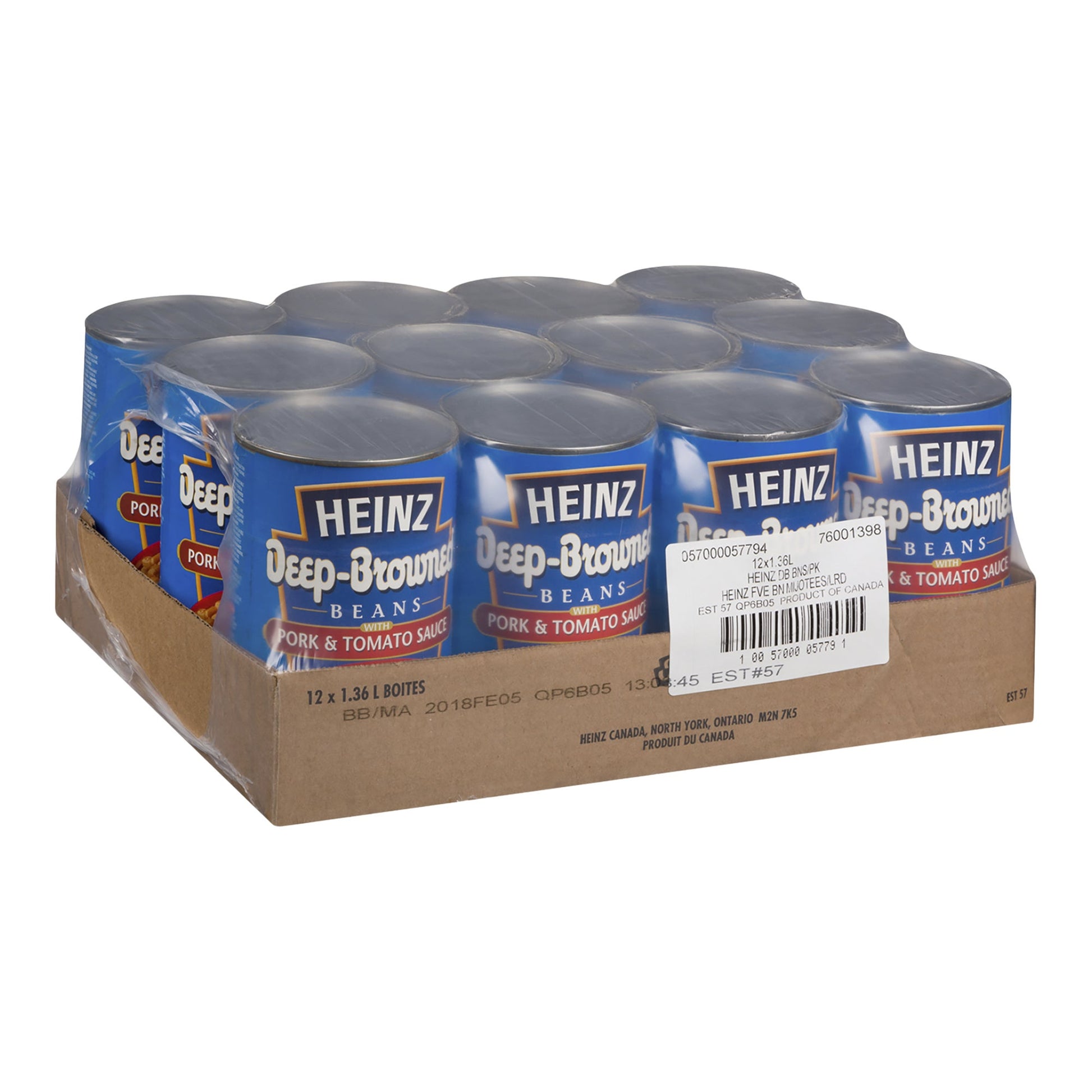 Heinz Beans and Pork 12 x 1.36L - image 1