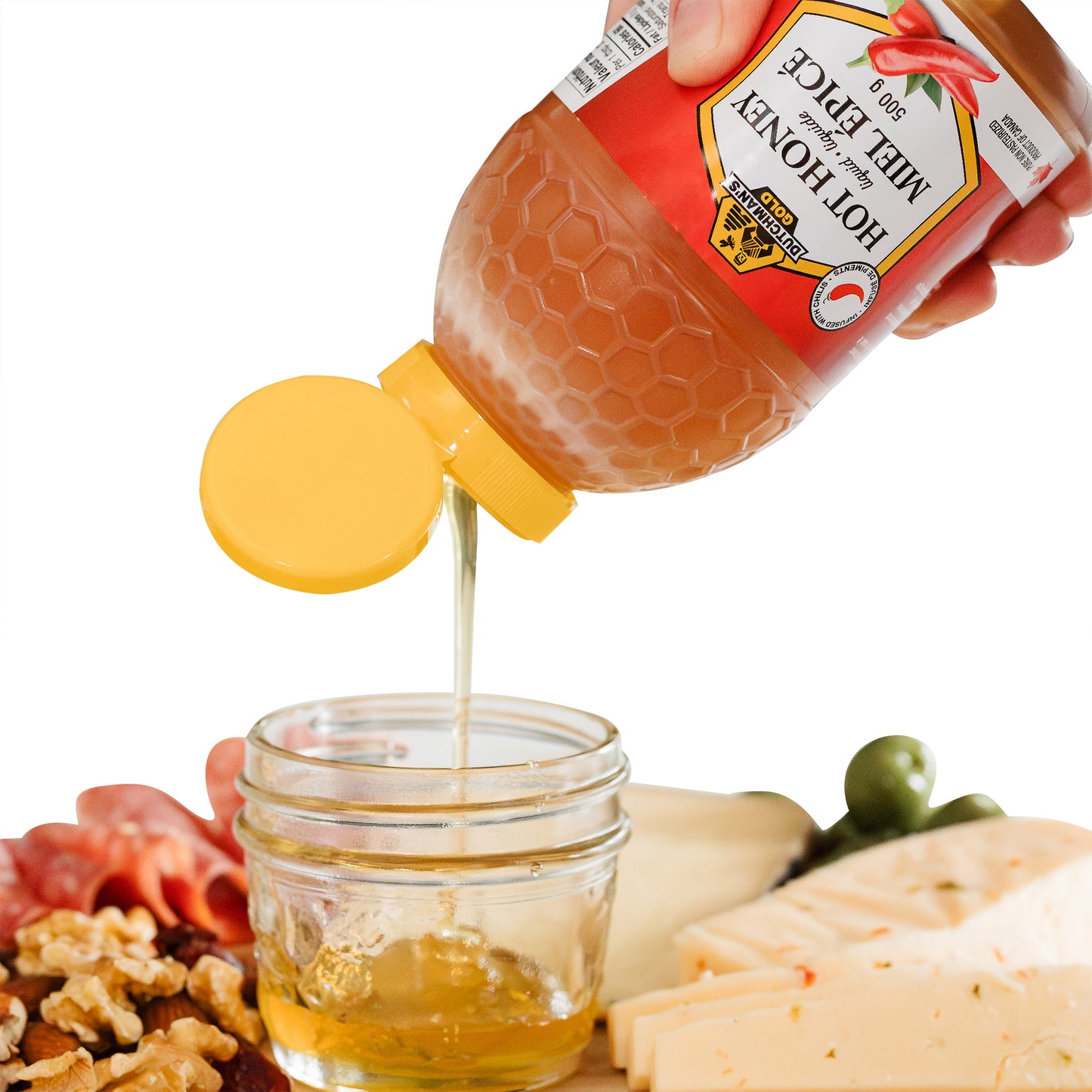 Dutchman's Gold Hot Squeezable Honey, 2 × 500 g - image 2