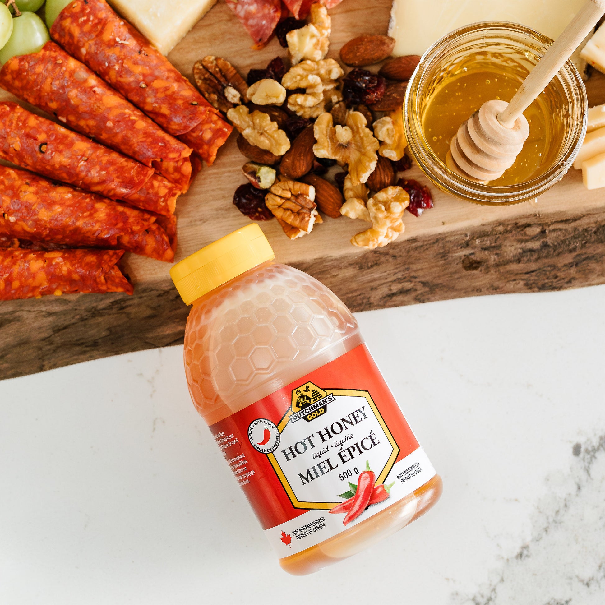 Dutchman's Gold Hot Squeezable Honey, 2 × 500 g - image 4