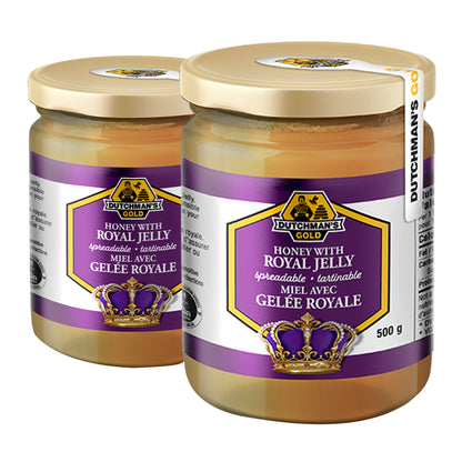 Dutchman's Gold Honey with Royal Jelly, 2 × 500 g - image 1