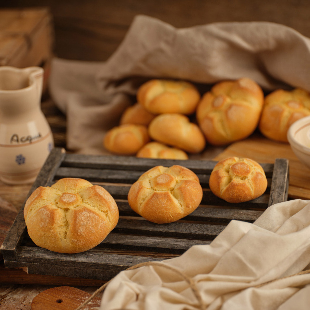 Oropan Frozen Par-baked Rosette Bread Rolls, 60 × 50 g - image 2
