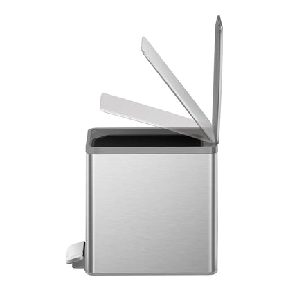 EKO 6.7L Step Trash Can, 2-pack - image 6