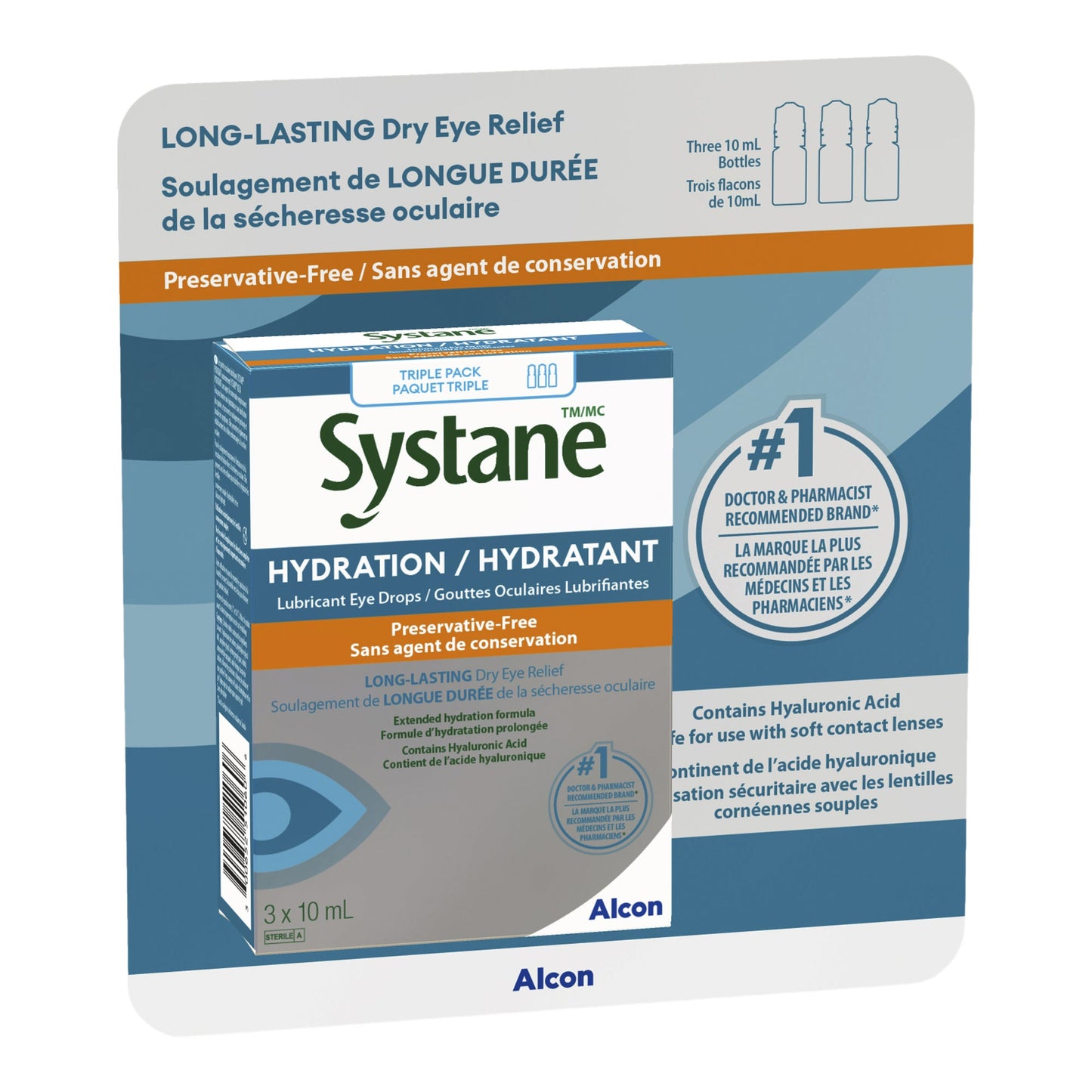 Systane Hydration Eye Drops, 3 x 10 mL - image 3