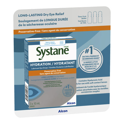Systane Hydration Eye Drops, 3 x 10 mL - image 3