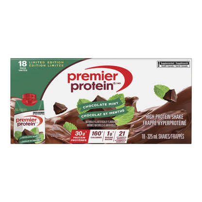 Premier Protein High-protein Chocolate Mint Shake, 18 x 325 mL - image 2