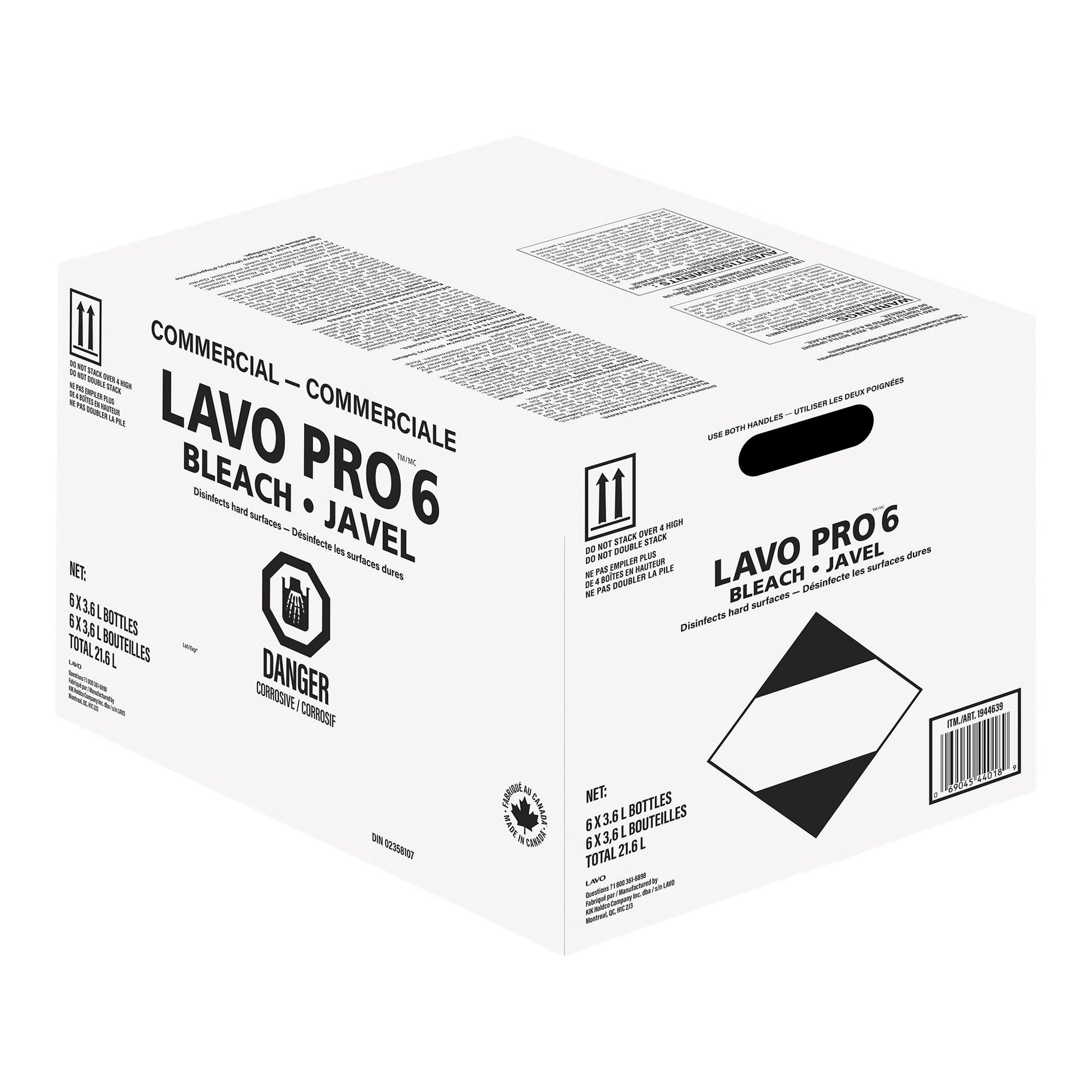 Lavo Pro Bleach, 6 × 3.6 L - image 2