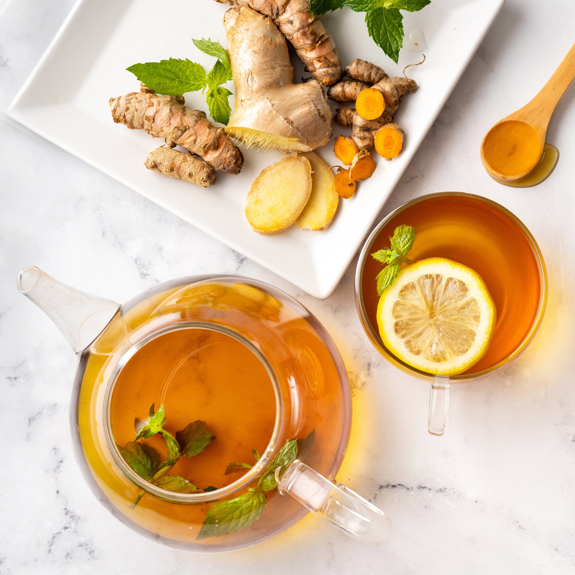 Vonbee Honey Citron and Ginger Flavoured Tea Base, 2 × 2 kg - image 3