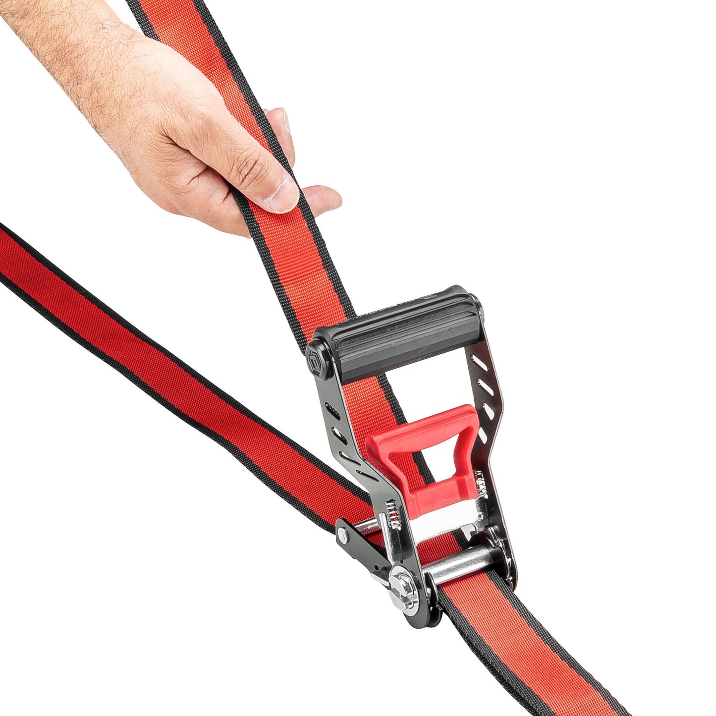 Powerbuilt 4-pc Ratchet Tie Down Set – 3.8 cm X 4.8 m (1.5 in. x 16 ft.) - image 2