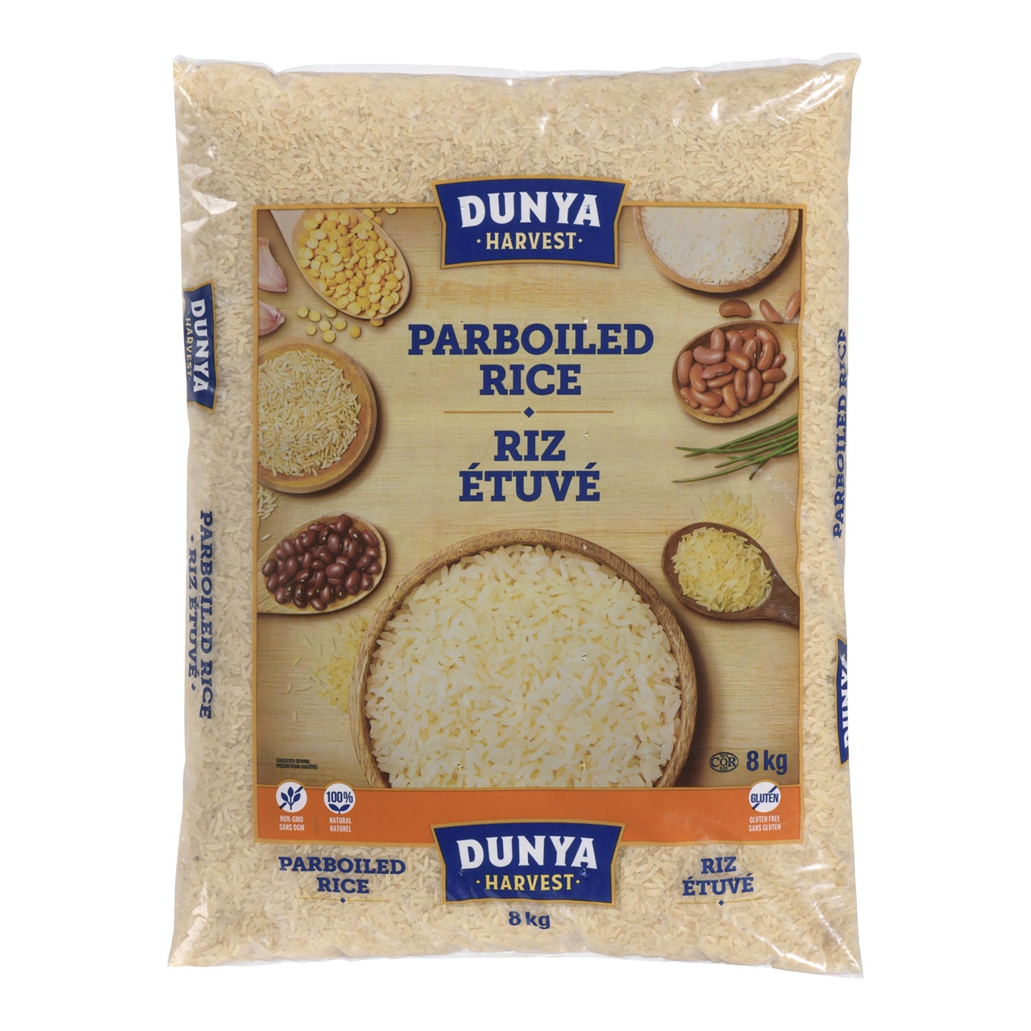Dunya Harvest Parboiled Rice, 8 kg - image 1